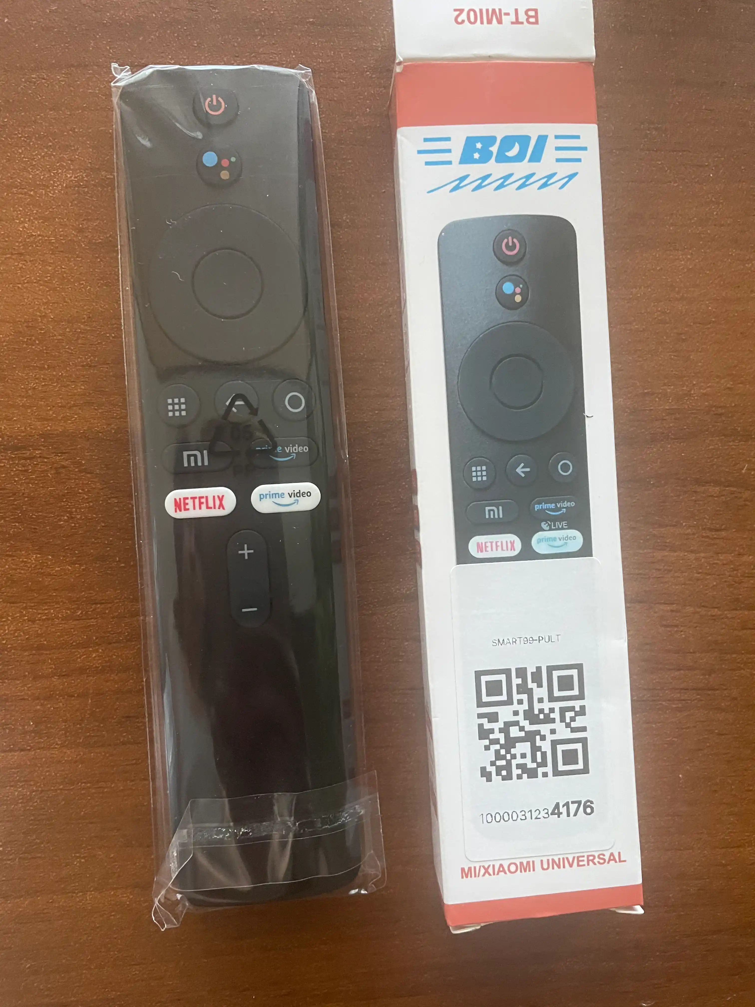 MI pult universal, pristavkalar, TV, Stick, Box uchun, ovozli buyruq bilan