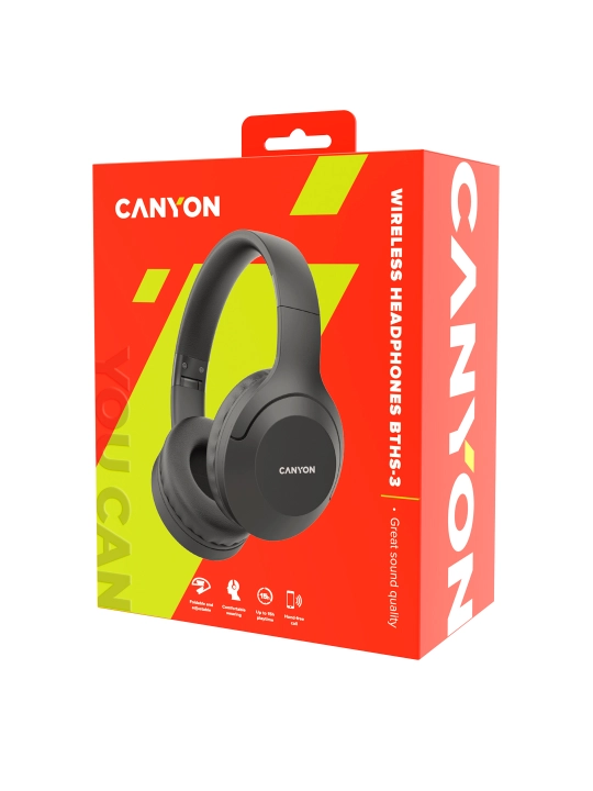 Canyon BTHS-3 simsiz quloqchinlari, katta, to‘liq o‘lchamli