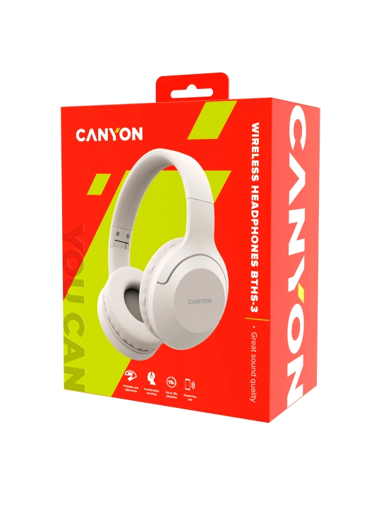 Canyon BTHS-3 simsiz quloqchinlari, katta, to‘liq o‘lchamli