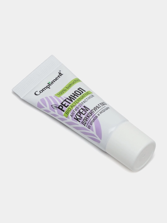 Ko‘z konturi uchun qarishga qarshi krem Compliment Retinol, shish va ajinlarga qarshi, 25 ml