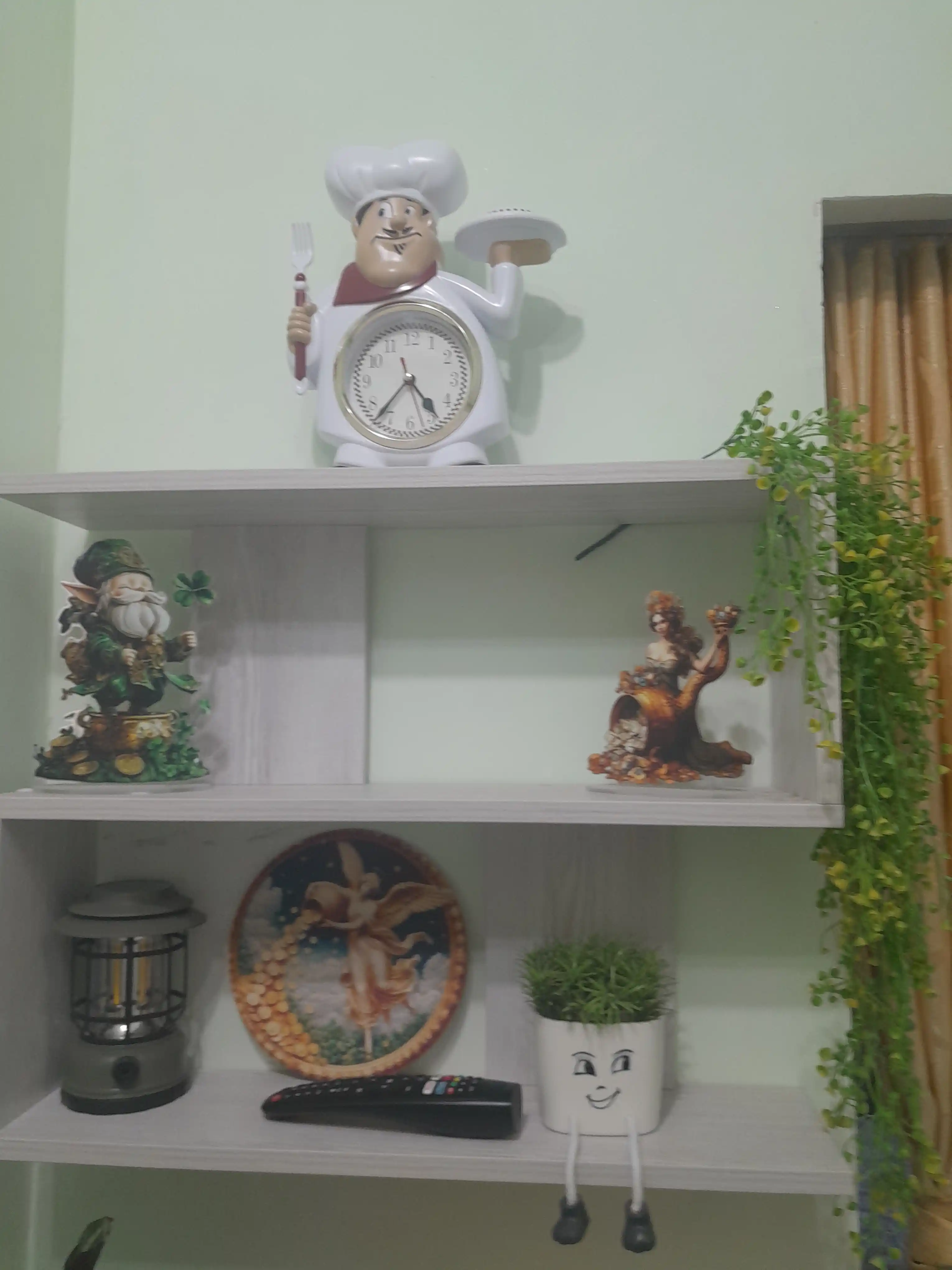 Devor soati, dumaloq, interyer uchun, uyga va ofisga, 30 sm