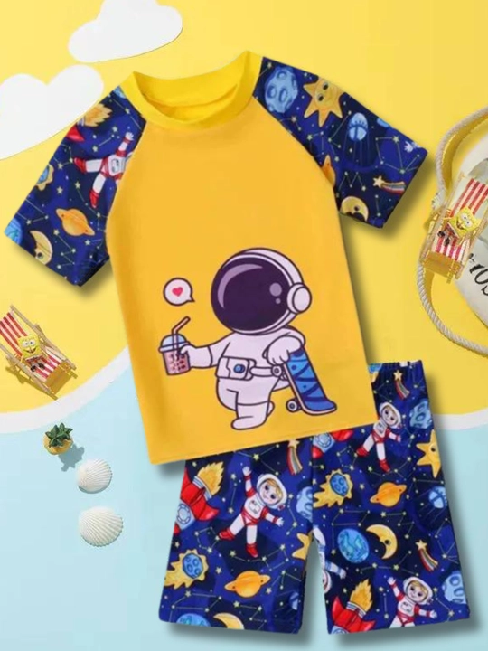 Купальник для мальчиков, 2-10 лет, купальный костюм для мальчика