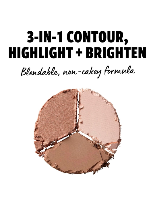 Uchlik konturing palitrasi NYX 3 Steps To Sculpt Fair 01 - 