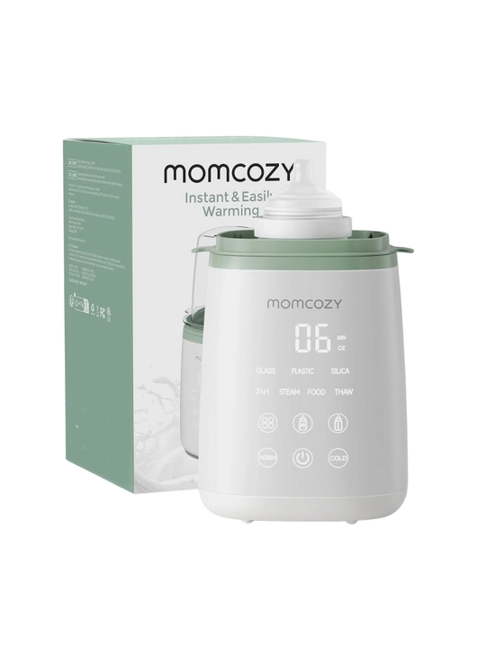 Momcozy 10-in-1 tez shisha isitgich, harorat nazorati, avtomatik o‘chirish