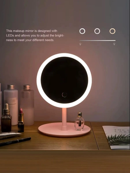 LED yoritgichli kosmetik stol oynasi - bo'yanish uchun yoritish