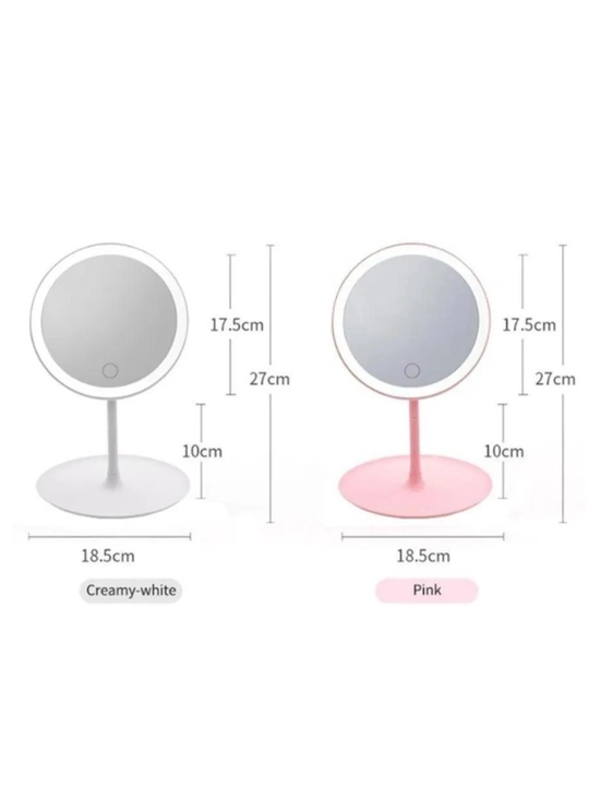 LED yoritgichli kosmetik stol oynasi - bo'yanish uchun yoritish