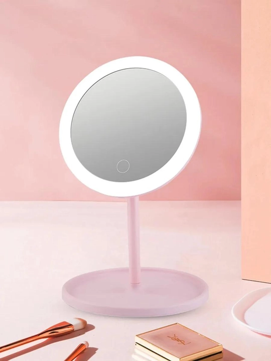 LED yoritgichli kosmetik stol oynasi - bo'yanish uchun yoritish