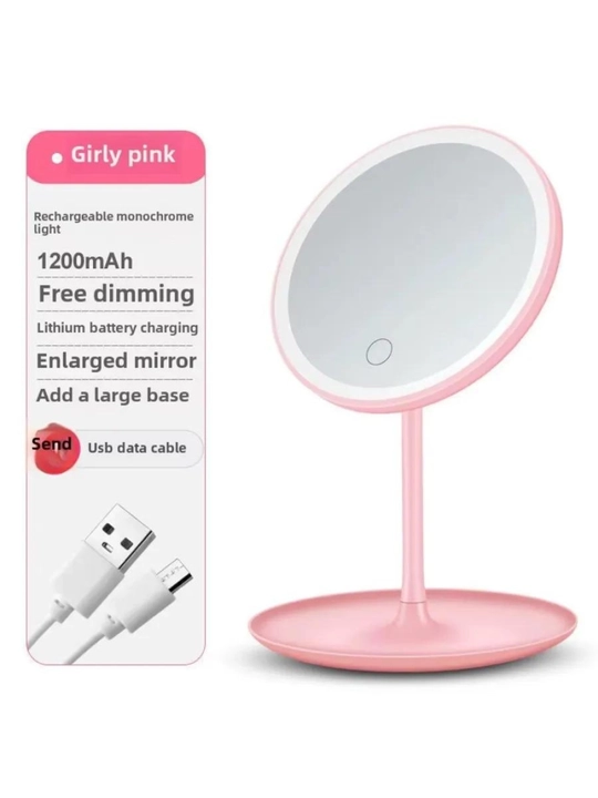 LED yoritgichli kosmetik stol oynasi - bo'yanish uchun yoritish - 