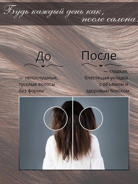 Фен МАС для сушки и укладки волос с функцией ионизации и насадками, профессиональный фен