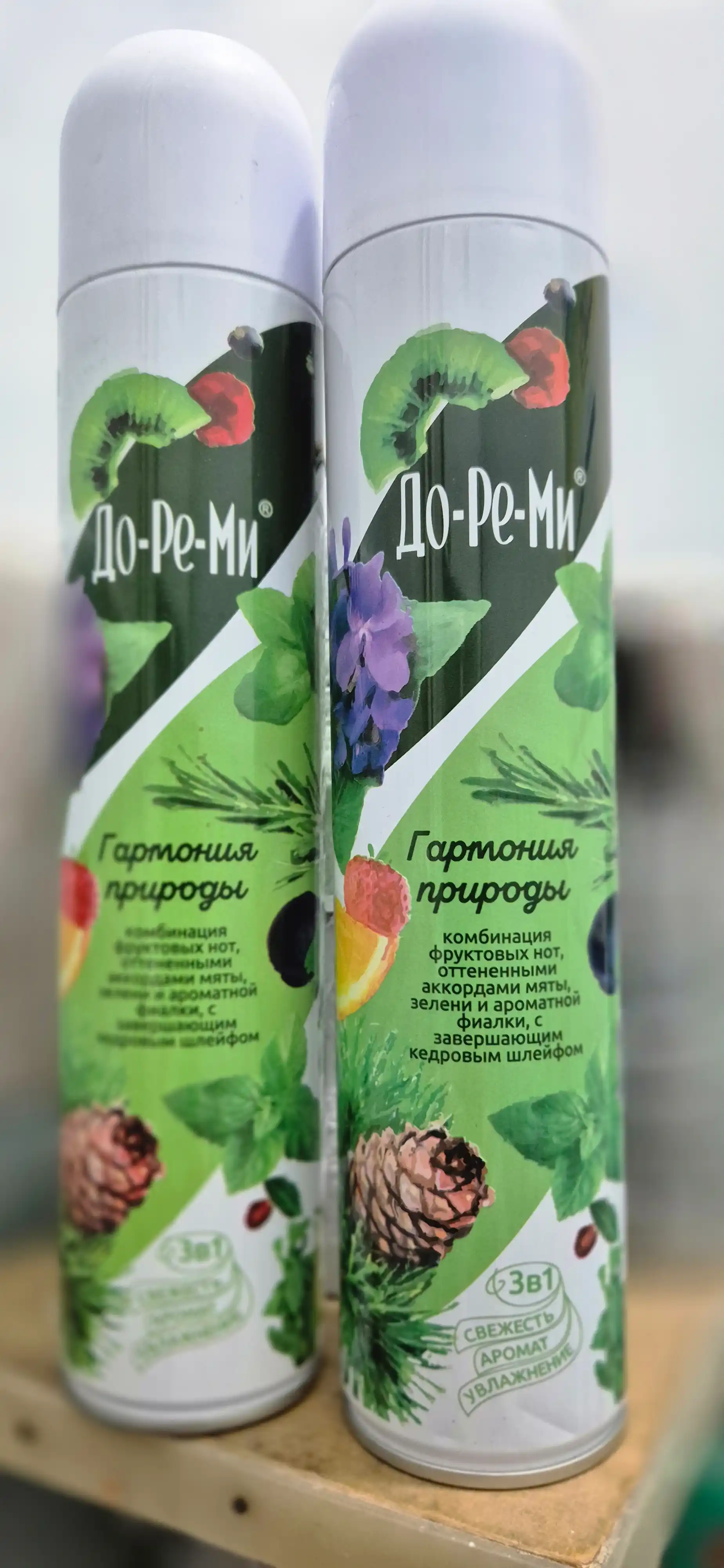 Освежитель воздуха До-Ре-Ми Aqua plus, гармония природы, 350 мл
