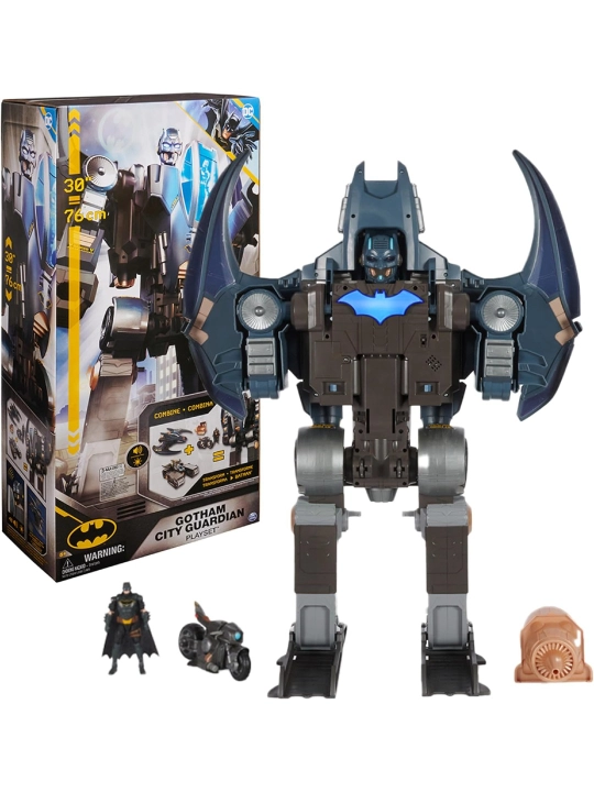 DC Comics, Batman, Gotham City qo‘riqchisi, 4 tasi 1 da transformatsiya, yorug‘lik va 40 dan ortiq tovushlar - 