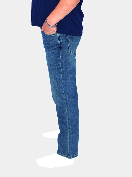Женские широкие джинсы брюки корейский streetwear casual High Waist, свободный крой, S–2XL - 