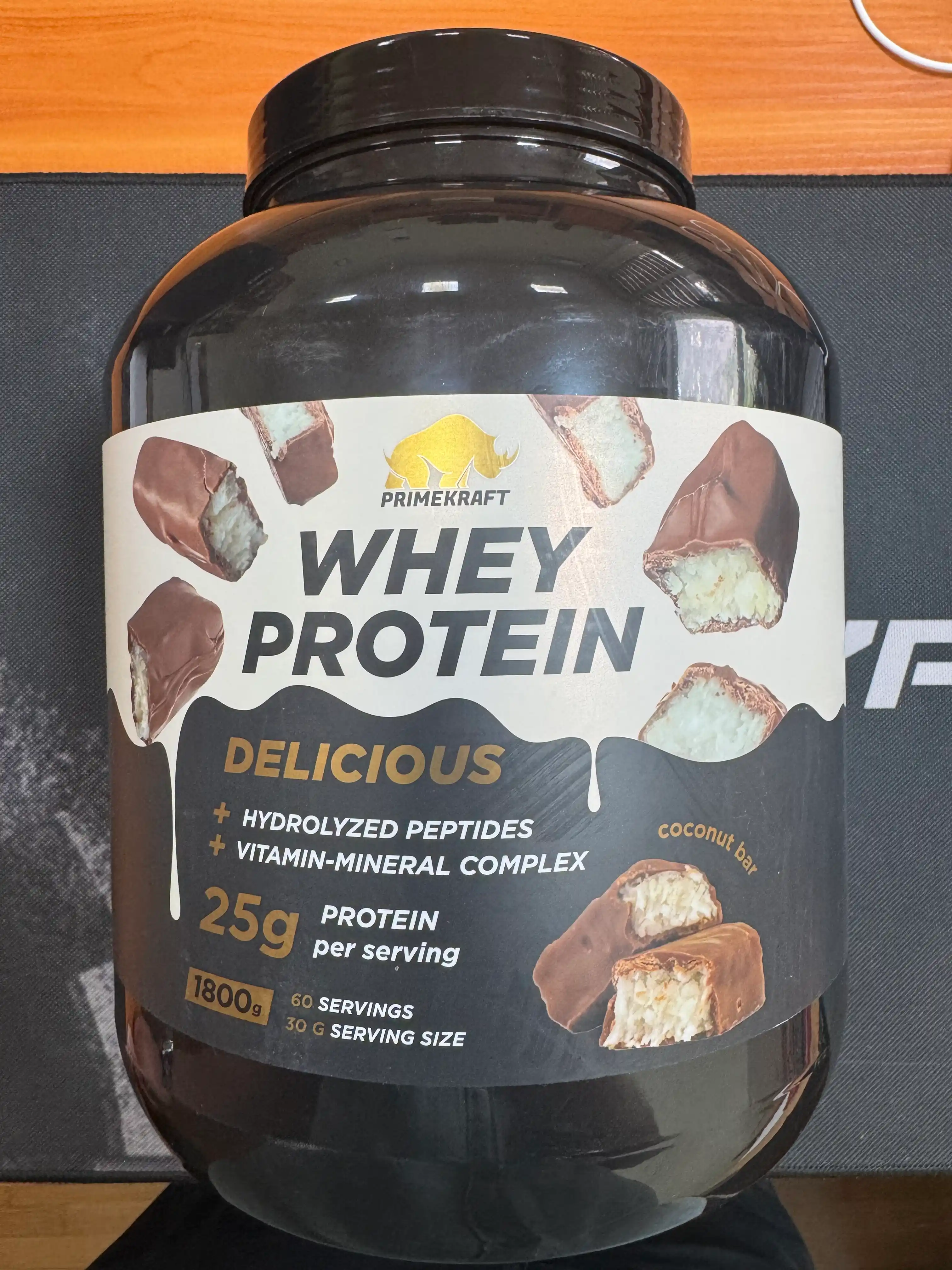 Peptidli protein Whey Delicious Primekraft, 1800 g, 60 porsiya