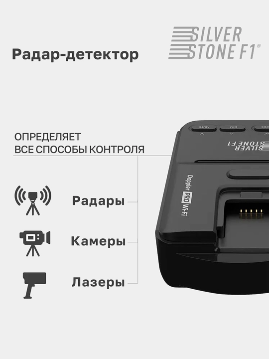 SilverStone F1 DOPPLER PRO Wi-Fi radar detektori