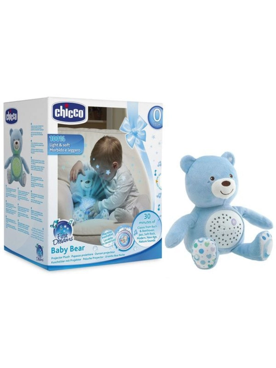 Chicco Baby Bear First Dreams yumshoq ayiqcha