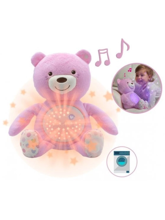 Chicco Baby Bear First Dreams yumshoq ayiqcha