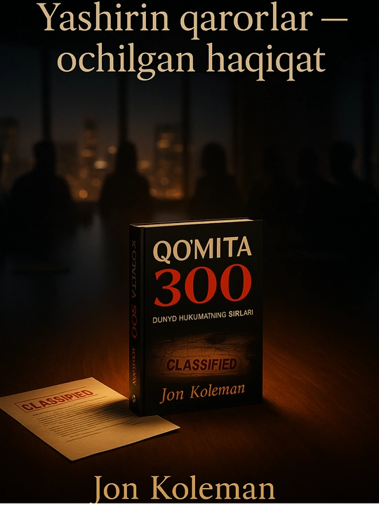 Kitob Jon Koleman – Qo‘mita 300: Dunyo hukumati va sirli tizimlar
