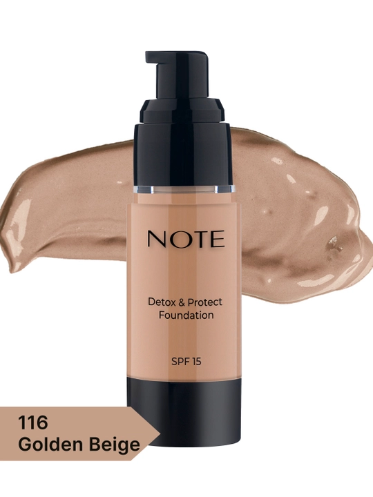 NOTE Detox and Protect Foundation SPF15 tonal kremi, 30 ml