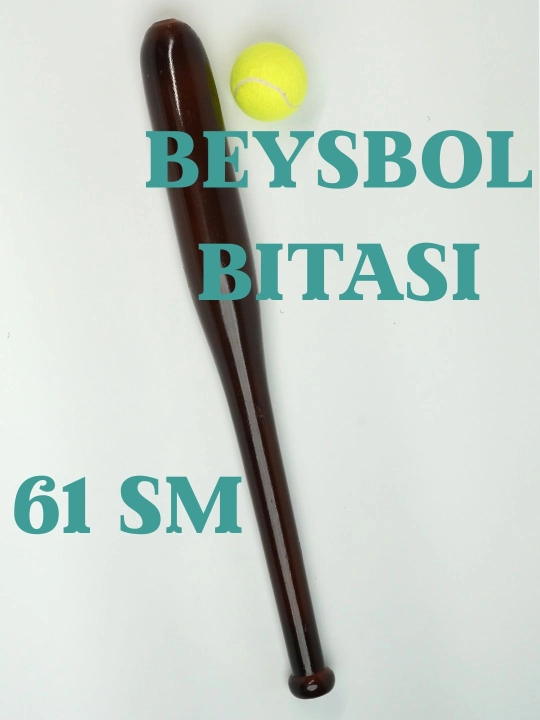 Beysbol bita, tayoqchasi, yog'och, 61 sm - 