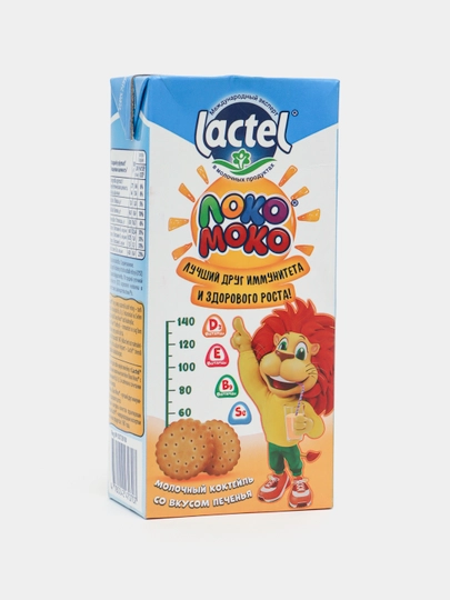 Sutli kokteyl Lactel Loko Moko, pechenye ta’mli bilan, 1 litr - 