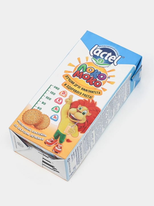 Sutli kokteyl Lactel Loko Moko, pechenye ta’mli bilan, 1 litr