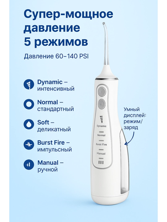 Ирригатор для чистки зубов "Water Flosser"