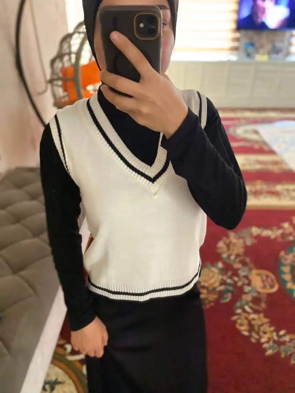 Maktab va o`qish uchun nimcha, jiletka Didov Triko uy, ish, ofis, maktab uchun