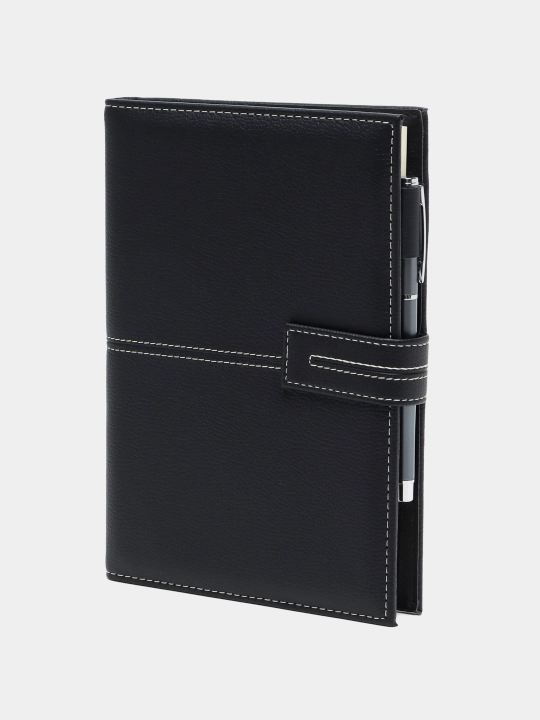 Ежедневник Deli N139G, A5, 120 листов, чёрный, 80 г/м²
