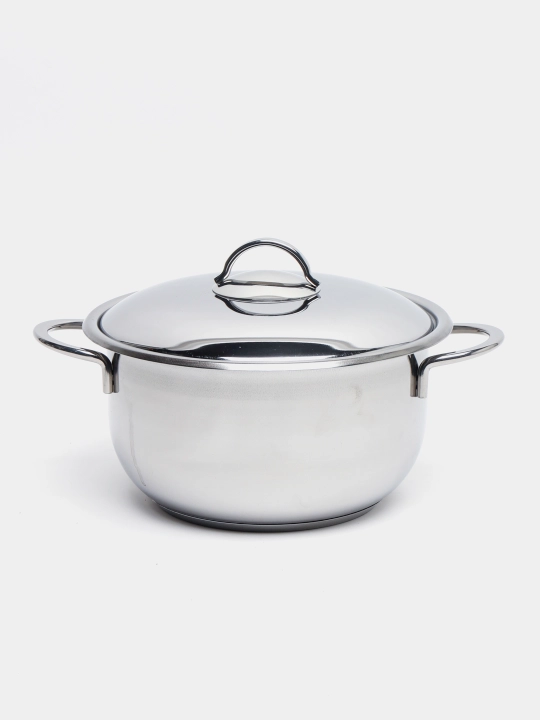 Po'latdan yasalgan kasrtyulya KINOX 22 sm, 6.4 litr