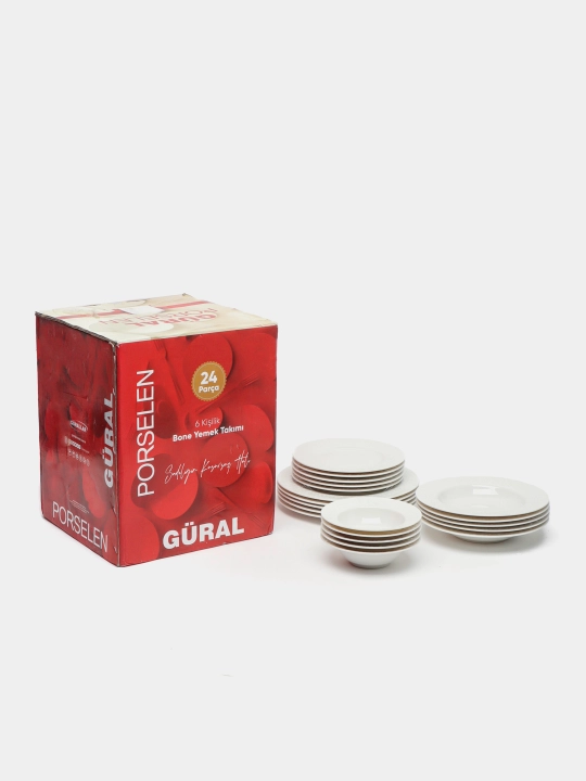Gural porselen gbs dilruba  stol idish to'plami