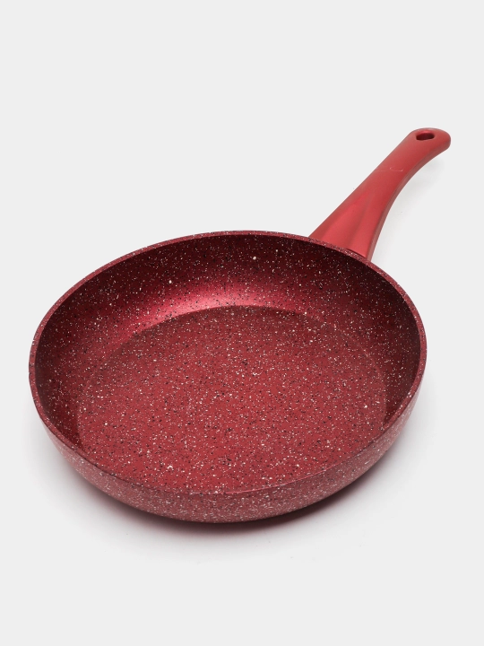 Кастрюля из гранита O.M.S., без палочек, 26*12.5 см, 5.5 л, красный