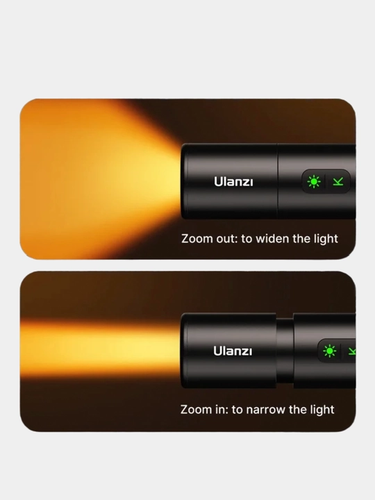 Проектор ULANZI LED — портативный, 3 режима света, с USB зарядкой