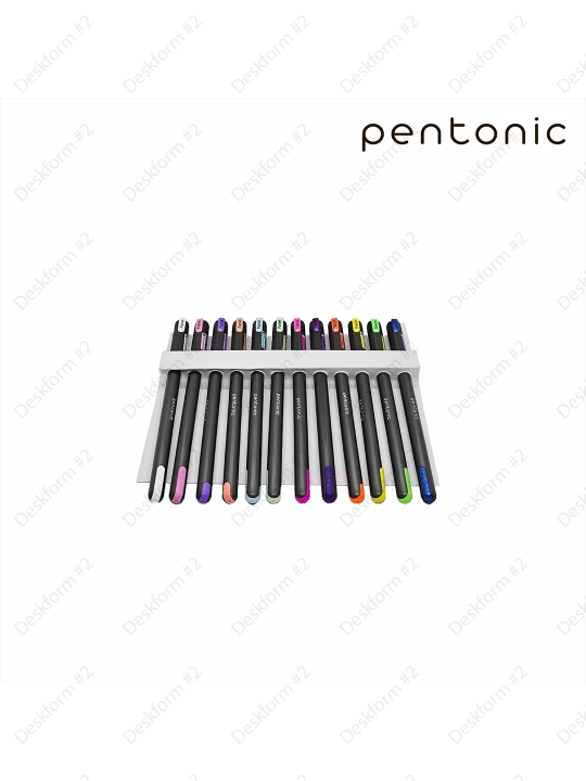 Pentonic Glitz Gel 1.0 mm 10 xil rangli gel ruchkalari (assorti) Linc blisterda, 856G-10