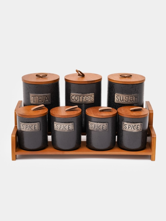 Надёжный помощник для специй и соли –  набор баночек