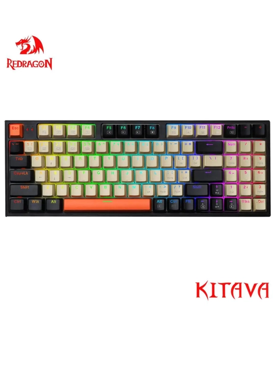 Mehanik o'yin klaviaturasi Kitava K636CLO-RGB, 94 ta tugmali