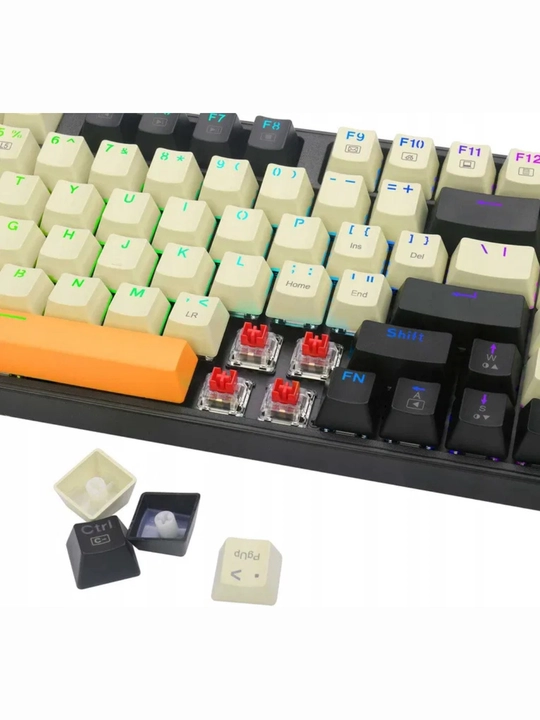 Mehanik o'yin klaviaturasi Kitava K636CLO-RGB, 94 ta tugmali
