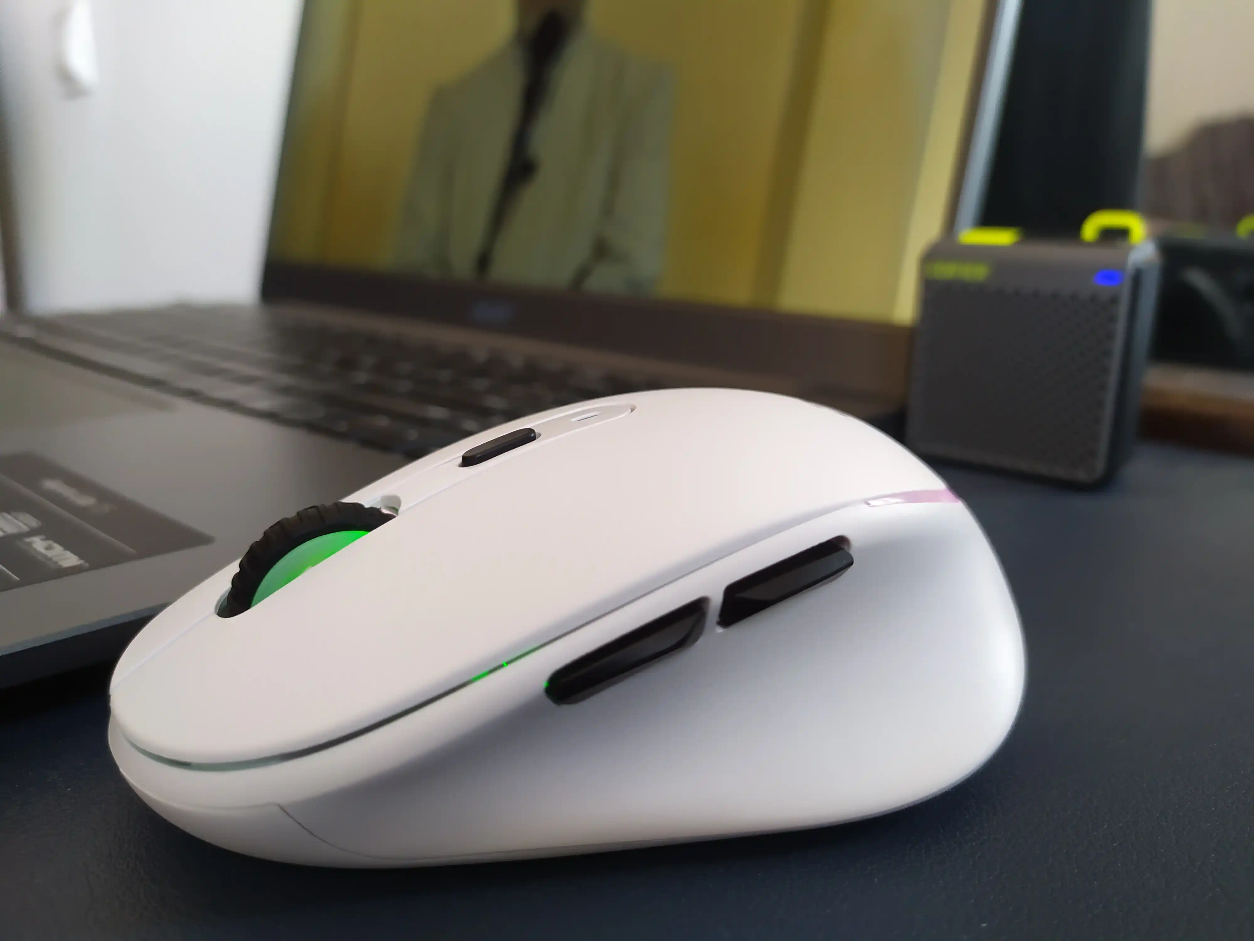 Simsiz kompyuter mini-sichqonchasi ACER, 2 rejim Bluetooth +2.4G, RGB orqa yorug'lik bilan