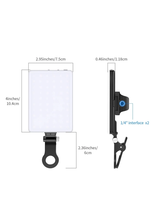 Neewer 10099181 — Mobil 60-LED chiroq videomuloqot va translyatsiya uchun
