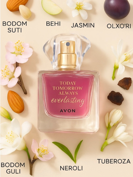Avon, Today,Tomorrow, Always, Everlasting, универсальный парфюм для женщин, 50 мл - 