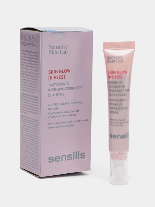 Sensilis Skin Glow K Eyes 15 ml – это антивозрастной уход для кожи вокруг глаз