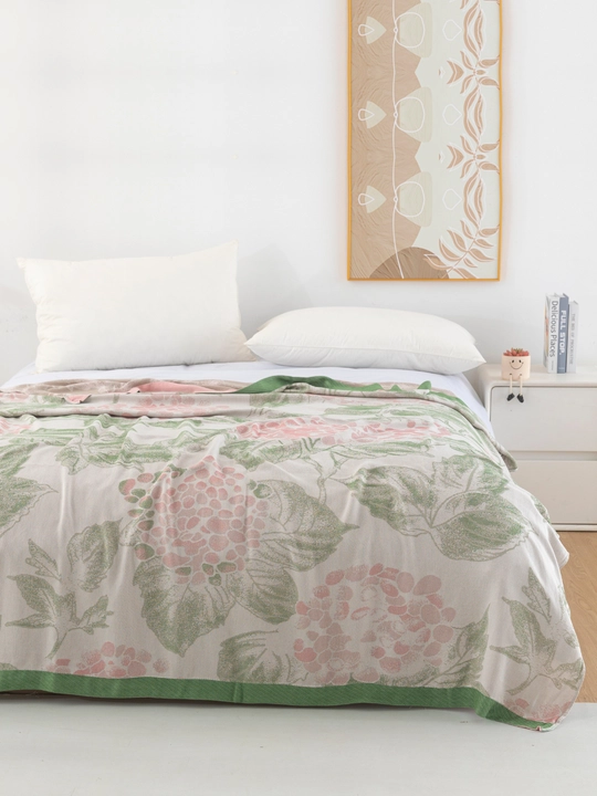Bambukdan to’qilgan gipoallergen yengil yoz/ qish yopinchig‘i 150×200, 200×230 sm - 