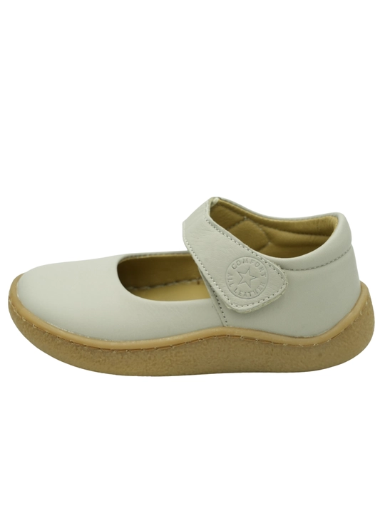 Детские кожаные туфли barefoot для девочек с удобной застёжкой