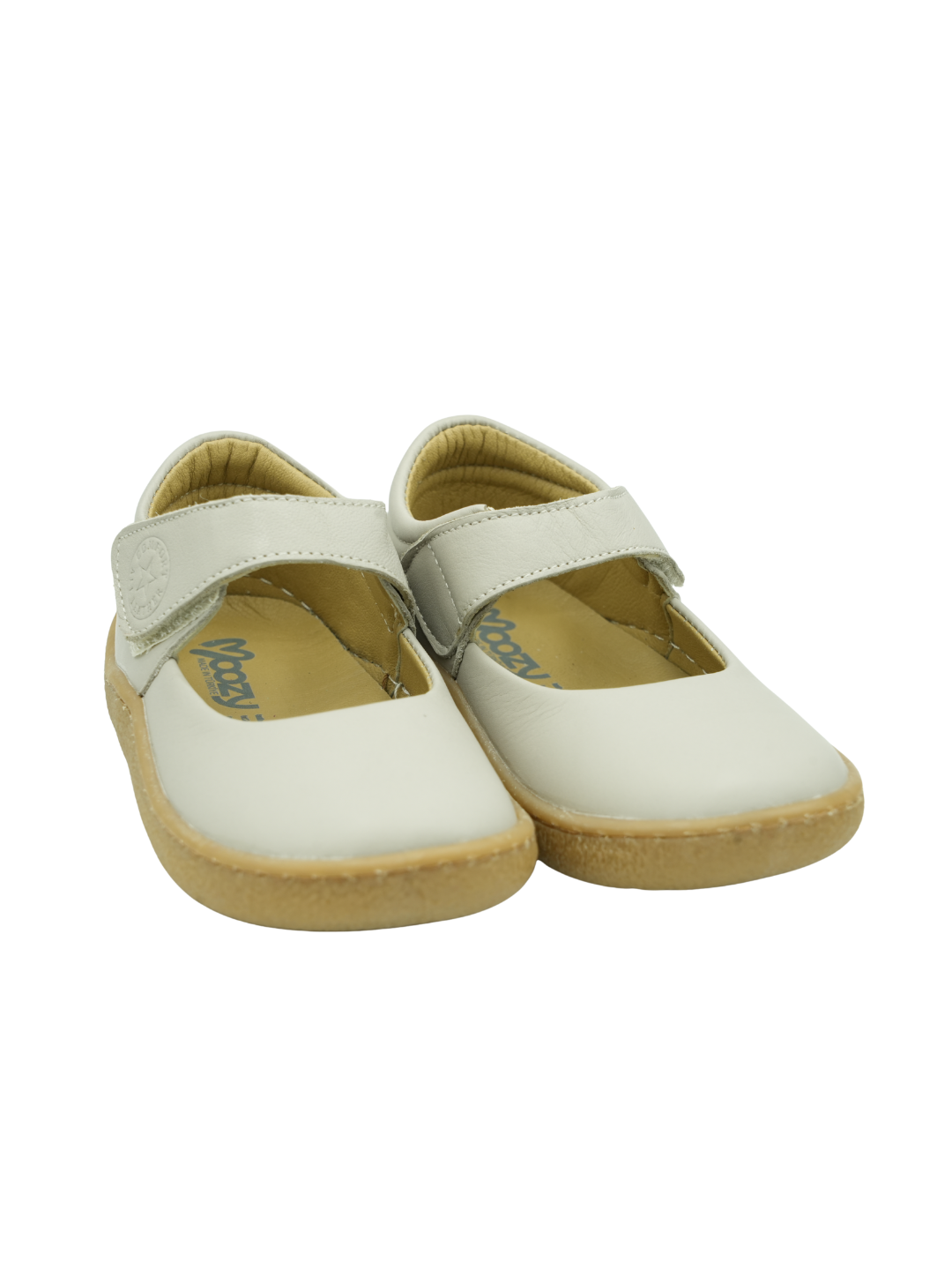 Детские кожаные туфли barefoot для девочек с удобной застёжкой - 