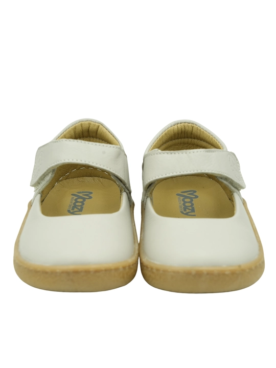 Детские кожаные туфли barefoot для девочек с удобной застёжкой