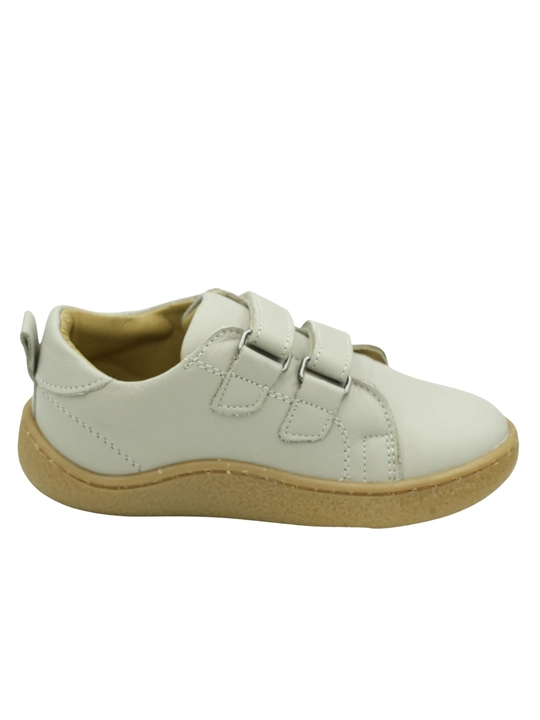 Barefoot effektli Moozy bolalar charm poyabzali , yopishqoq tasmali