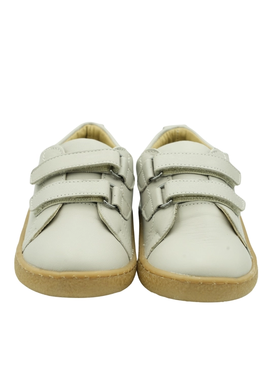 Barefoot effektli Moozy bolalar charm poyabzali , yopishqoq tasmali