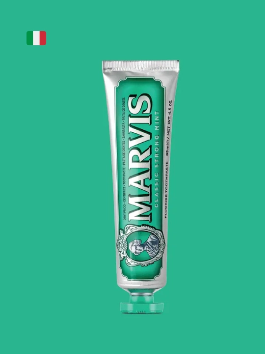 Marvis tish pastasi, 10 xil ta’m, 85 ml, Italiyada ishlab chiqarilgan: 🇮🇹