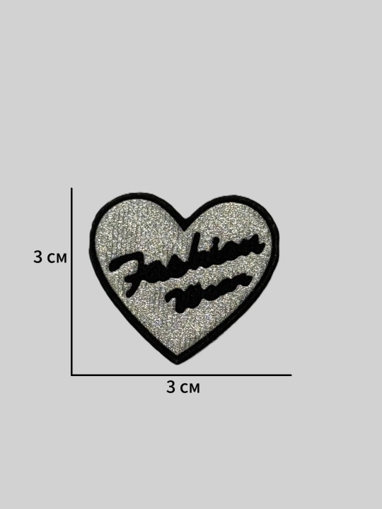 Erkaklar va ayollar uchun metall emblem, etiketka, kashta tikish