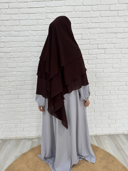 Uch qatlamli ximar, shifonli