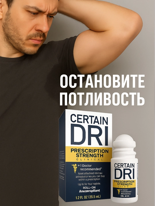 Dezodorant antiperspirant Certain Dri, 35.5 ml - 